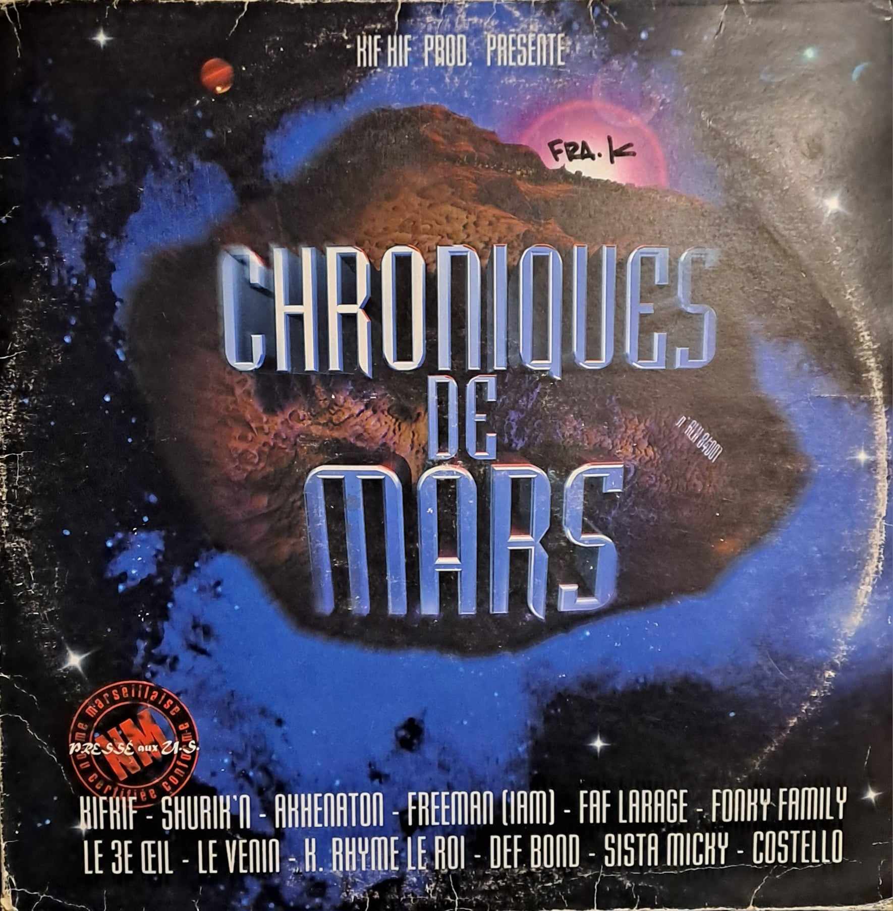 Chroniques De Mars (triple album) - vinyle Rap